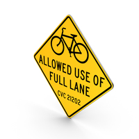 Bike Lane San Francisco Road Sign PNG & PSD Images