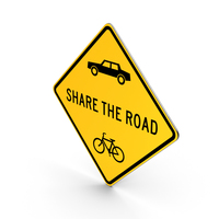 Share The Road Maryland Road Sign PNG & PSD Images
