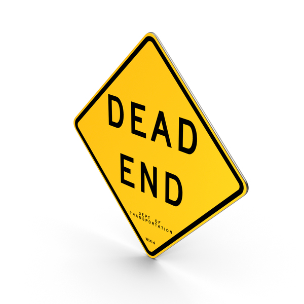 W14-1 Dead End Sign