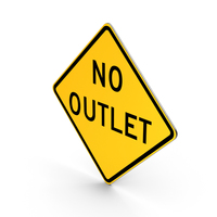 No Outlet Road Sign PNG & PSD Images