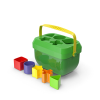 Baby Blocks Shape Sorter Toy PNG & PSD Images