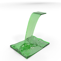 Green Waterfall PNG & PSD Images