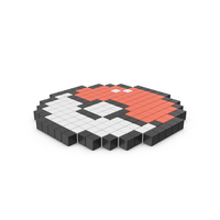 Pokeball Pixelated Icon PNG & PSD Images