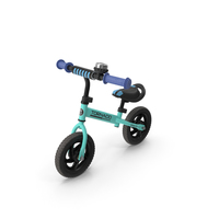 Turquoise Balance Bike PNG & PSD Images