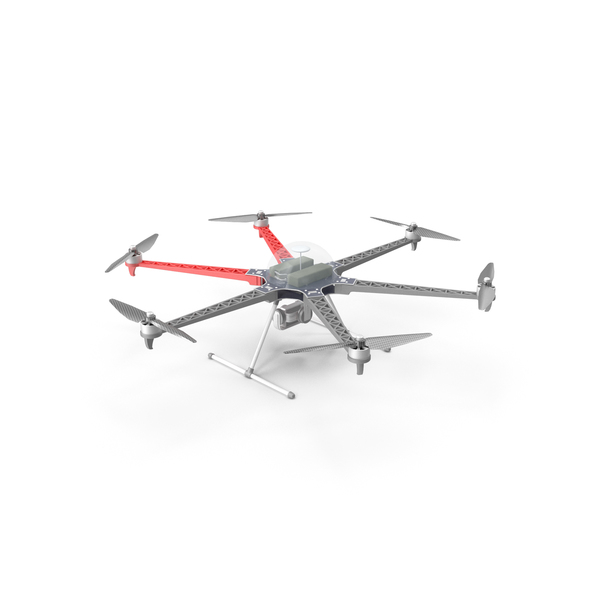 Multi-Rotor Aerial Platform With Camera Gimbal PNG & PSD Images