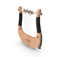 Classical Greek 7 String Lyre PNG & PSD Images