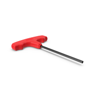 Hex 5mm T Handle Allen Key PNG & PSD Images