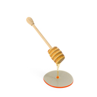 Honey Dripping from Wooden Honey Drizzler PNG & PSD Images