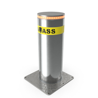 Kavass Retractable Security Bollard PNG & PSD Images