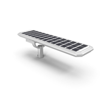 LED Street Light with Solar Panel PNG & PSD Images