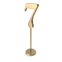 Table Number 7 PNG & PSD Images