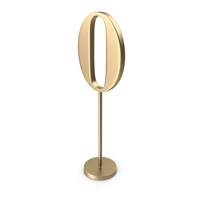 Table Number 0 PNG & PSD Images