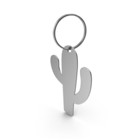 Cactus Keychain PNG & PSD Images