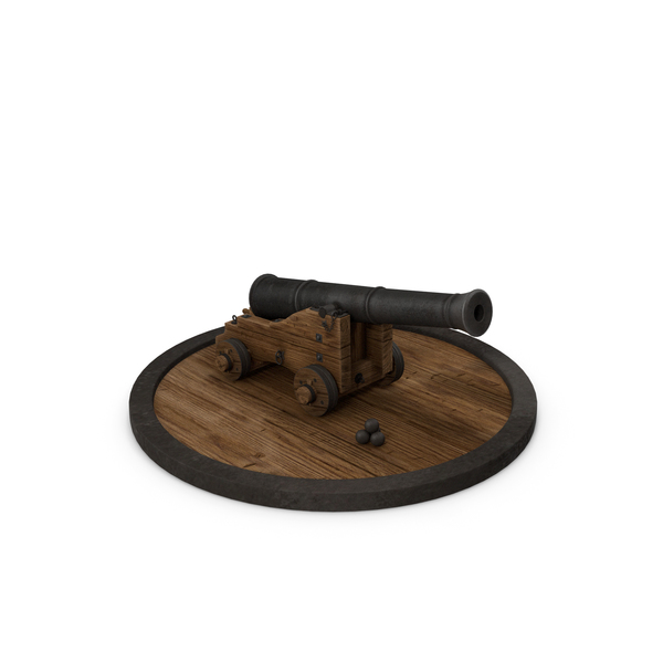 Medieval Vessel Ship Cannon PNG & PSD Images