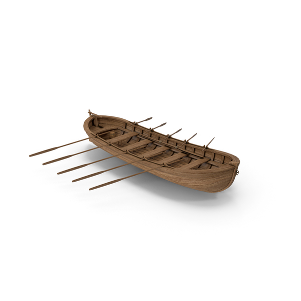 Medieval Rowboat PNG & PSD Images