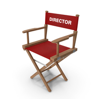 Directors Wood Chair PNG & PSD Images