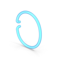 Neon Letter O PNG & PSD Images