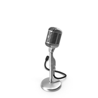 Vintage Retro Microphone PNG & PSD Images