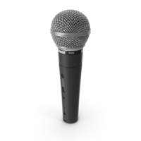 Shure SM58 Vocal Professional Microphone PNG & PSD Images