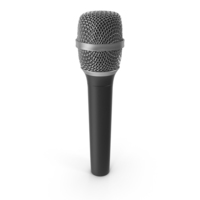 Vocal Microphone Cylindrical Head PNG & PSD Images