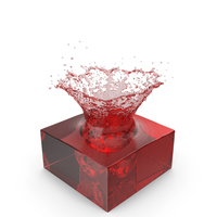 Red Water Splash PNG & PSD Images