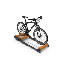 Mountain Bike Riding Roller Platform PNG & PSD Images