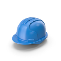 Hard Hat With Aeration Blue PNG & PSD Images