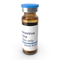 Coronavirus Vaccine Vial 15ml PNG & PSD Images