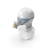 Reusable Double Filters Respirator PNG & PSD Images