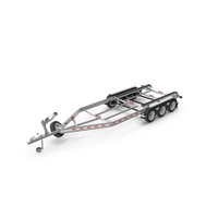 Boat Trailer Triple Axles PNG & PSD Images