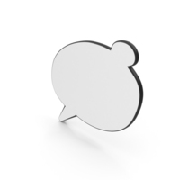 Dialogue Bubble 3 PNG & PSD Images