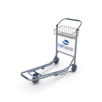 Airport Hand Cart PNG & PSD Images