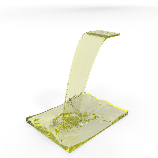 Yellow Waterfall PNG & PSD Images