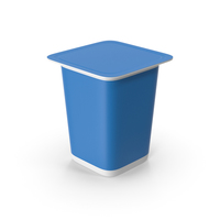 Yogurt Cup Blue PNG & PSD Images