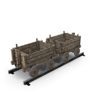 Old Mine Cart PNG & PSD Images