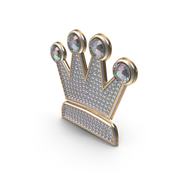Bling Diamonds Queen Crown PNG & PSD Images
