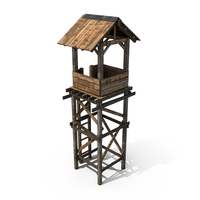 Old Wooden Tower PNG & PSD Images
