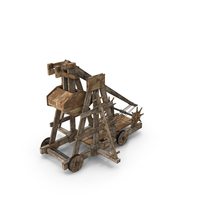 Old Wooden Trebuchet PNG & PSD Images