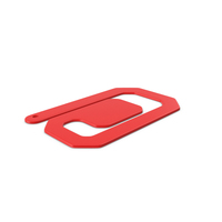Plastic Paper Clips Red PNG & PSD Images