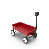 Metal Flyer Wagon Parked PNG & PSD Images