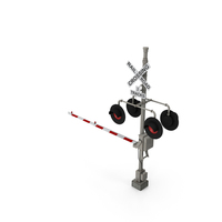 Railroad Crossing Gate PNG & PSD Images