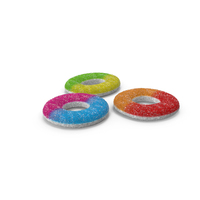Sugar Gummy Rings PNG & PSD Images