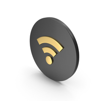 WiFi Icon Gold PNG & PSD Images