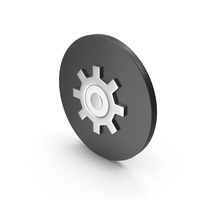 Gear Icon Chrome PNG & PSD Images