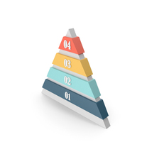 Pyramid Info-graphic PNG & PSD Images