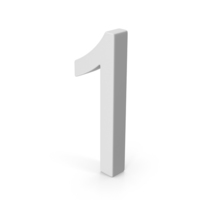Number 1 PNG & PSD Images