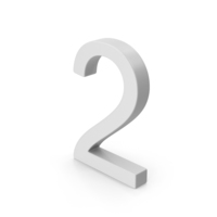 Number 2 PNG & PSD Images