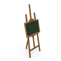Studio Easel Chalkboard PNG & PSD Images