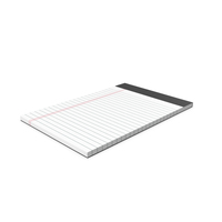 White Legal Pad PNG & PSD Images