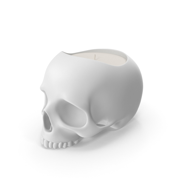 Skull Head Candle PNG & PSD Images